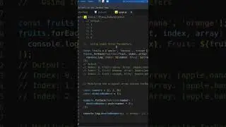 Javascript forEach method 