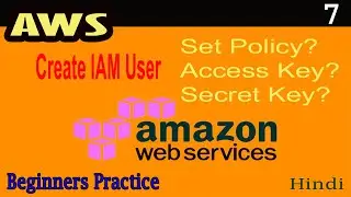 AWS Create IAM User Part-07 | Access Key & Secret Key | User Delete | Set Policy