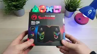 Marvo Scorpion SG-118 rgb stereo gaming speakers (unboxing)