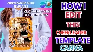 How I Edit This Cheer Canva Template