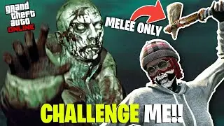 GTA ONLINE North Yankton Zombies Survival but we take on YOUR CHALLENGES