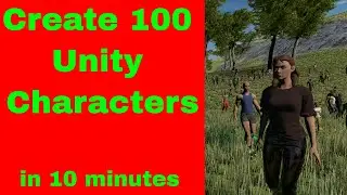 Create your first 100 UMA Characters in 10 minutes | 