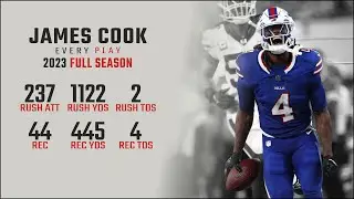 James Cook Full Season Replay: Every Run, Target, and Catch in the 2023 NFL Season