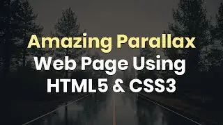 Habib Pro - Amazing Parallax Web Page with only CSS3 (Effect)