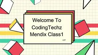 Mendix   Class 1, #mendix #lowcodeplatform #mendixtutorial