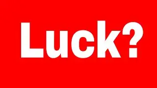 Do You Have To Be Lucky To Have Success