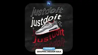 Shoes Poster Design In Photoshop 