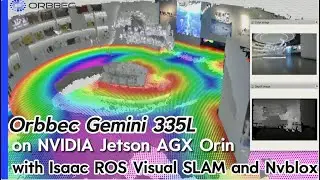 Orbbec Gemini 335L on NVIDIA Jetson AGX Orin with Isaac ROS Visual SLAM and Nvblox