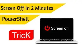 Screen off with shortcut in windows | hacksterzack