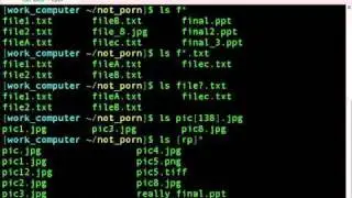 Unix Hints - Wildcards