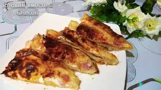 Сосиски в слоёном тесте с яйцом и сыром ну очень вкусно 😋
