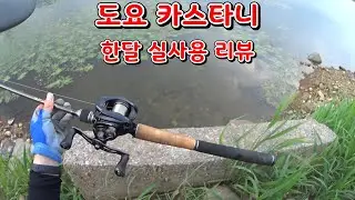 도요 카스타니 한달 실사용 리뷰(#배스낚시)
