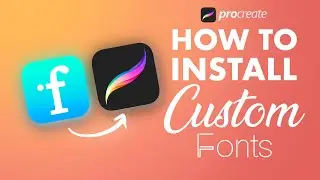 How to add custom fonts into Procreate