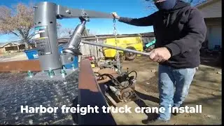 Harbor Freight Truck Crane install.....is it gonna work?