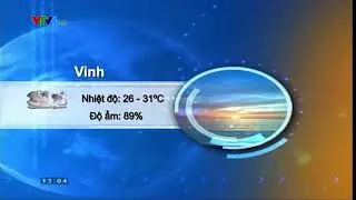 VTV6 - Dự báo thời tiết 13h 30/7/2014