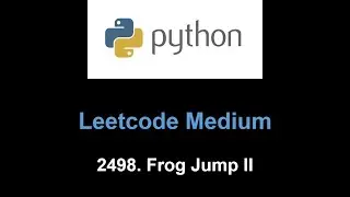Leetcode 2498. Frog Jump II (greedy)