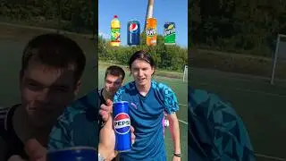 Football DRINK Challenge⚽️🥤 #footballshorts #fyp #football