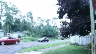Tornado Hit House and Neighborhood
