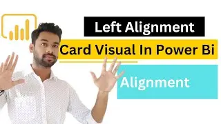 Left Alignment Of A Text In Card Visual - POWER BI
