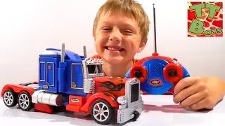 ✔ Трансформер Оптимус Прайм. Видео для мальчиков. Игорек и Игрушки. Transformers Optimus Prime. VLOG