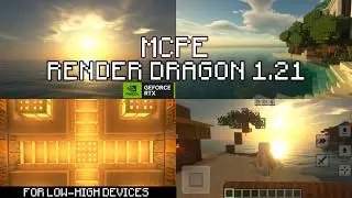 Ultra Realistic Shaders for Minecraft PE 1.21+ (Free, No Lag + Render Dragon | RTX-Like)