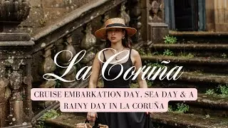 SAILING TO LA CORUÑA | Cruise Embarkation, Sea Day & A Lot of Rain 🌧️ Virgin Voyages Vlog #1