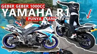 AKANG MV  GEBER R1 DI CIKARANG ❗❗ REAKSI B0CIL KEMAT1AN ❗❗ SUARA CROSSPLANE GAHAR ❗❗ 