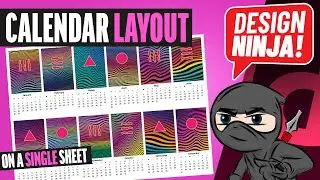 Create a Calendar Layout on a Single Sheet in InDesign