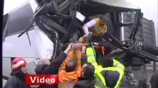 Bolu'da zincirleme kaza: 3 ölü, 20 yaralı