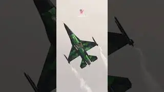 F16 Goes inverted soon after Takeoff