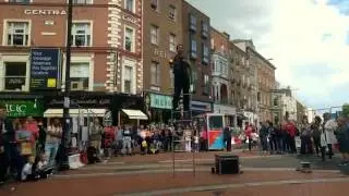 Brazilian Juggling Machete & Fire Torches On Grafton Street - Dublin