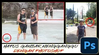 Cara menghilangkan objek mengganggu di Photoshop | Tutorial
