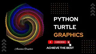 Awesome Pattern by Python Turtle Graphics || With Source Code || 