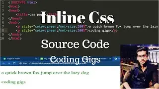 1-Css tutorial for beginners 2020 | css course for beginners 2020 | Inline Css in HTML