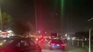 LAX In & Out Burger Night Plane Spotting