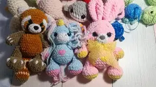 вязаные игрушки крючком / готовые работы
