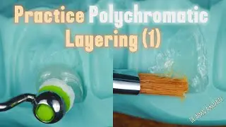 Polychromatic Dental Composite Layering Practice - Exercise 1