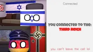 Jew and Nazi in Countrychat || 3D Countryballs Animation