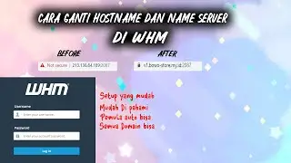 Cara Setting Name Server Dan Hostname DI WHM Dengam Domain yang kita miliki