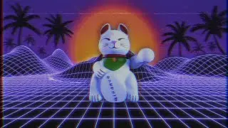 3D Lucky Cat Loop Animation
