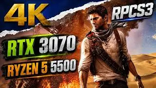 Uncharted 3 RPCS3 Settings for 4K 30FPS (60FPS WITH FG) + Lossless Scaling FG (3070 + R5 5500)