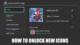 HOW TO UNLOCK NEW PROFILE ICONS ON NINTENDO SWITCH!