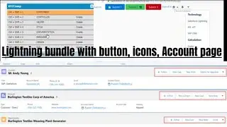 02 how to create button in lightning component | create Account UI Page in lightning component #aura