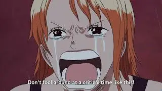 Luffy stuck between buildings | One Piece