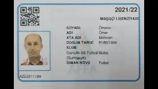 Yeni futbolun konsepsiyası. Rəsmi müraciət.