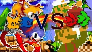 Cross Console Clash - Letras em PT-BR | Friday Night Funkin' (Mario & Luigi vs Sonic & Tails).