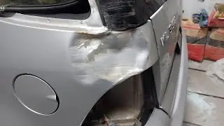Mersedes Benz ML Серьёзные повреждения Сильная вмятина