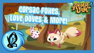CAPTIVATING! Corsac Foxes, Love Doves, & More | February in Animal Jam
