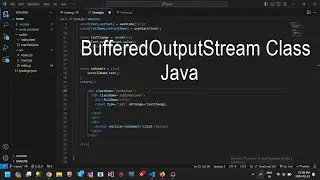 Java BufferedOutputStream Class   Program to implement BufferedOutputStream in program to store data