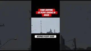 Voepass Flight 2283 #planecrash #airplane #atr72 #brazil PLANE CARRYING62 PEOPLE CRASHES IN BRAZIL